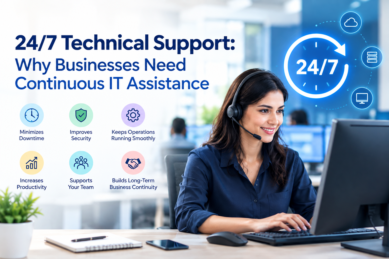 24/7 Technical Support: Why Businesses Need Continuous IT Assistance